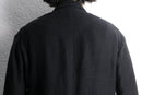 black linen easy tailored jacket