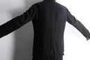 black linen easy tailored jacket