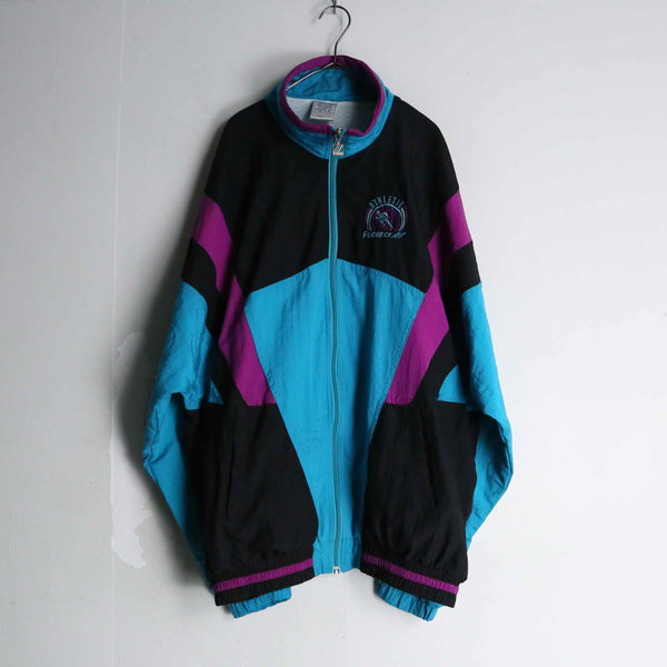 neon color nylon jacket