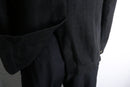 black linen easy tailored jacket