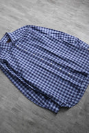 1990-00s ETRO gunclub check weave dress shirt