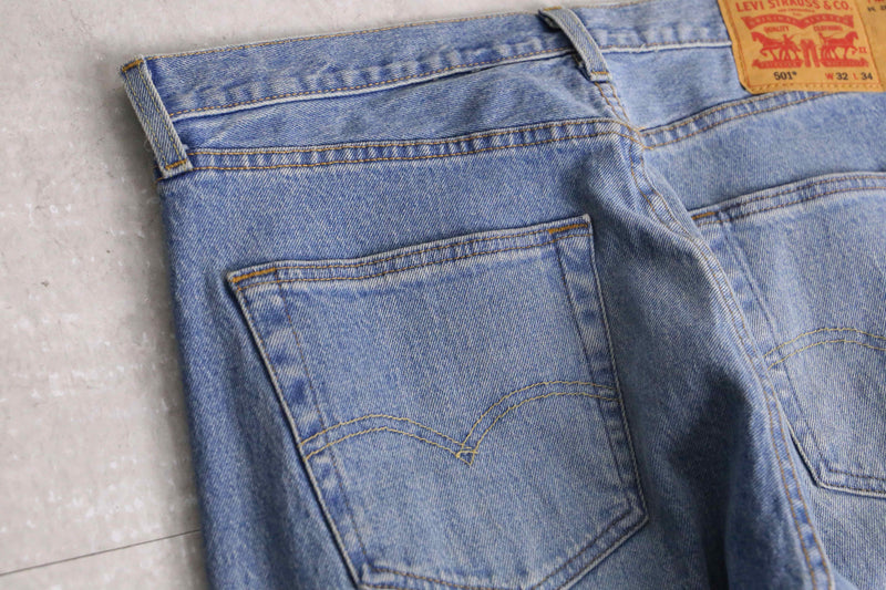 remake "再構築"patchwork design straight denim