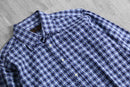 1990-00s ETRO gunclub check weave dress shirt