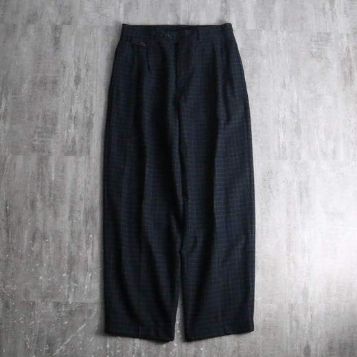 1980-90s Robe di Kappa wool check trousers