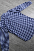 1990-00s ETRO gunclub check weave dress shirt