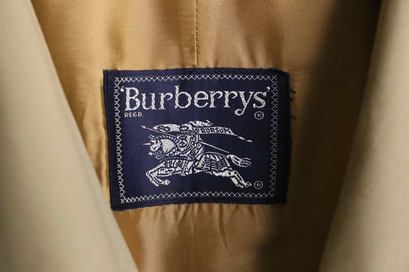 1990s Burberry's gabardine trench coat "fullset"