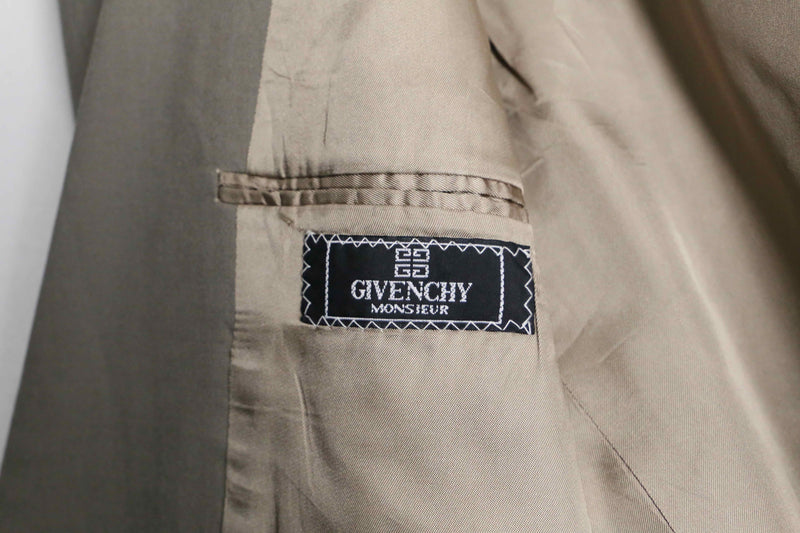 "GIVENCHY" ivory single tailored jacket