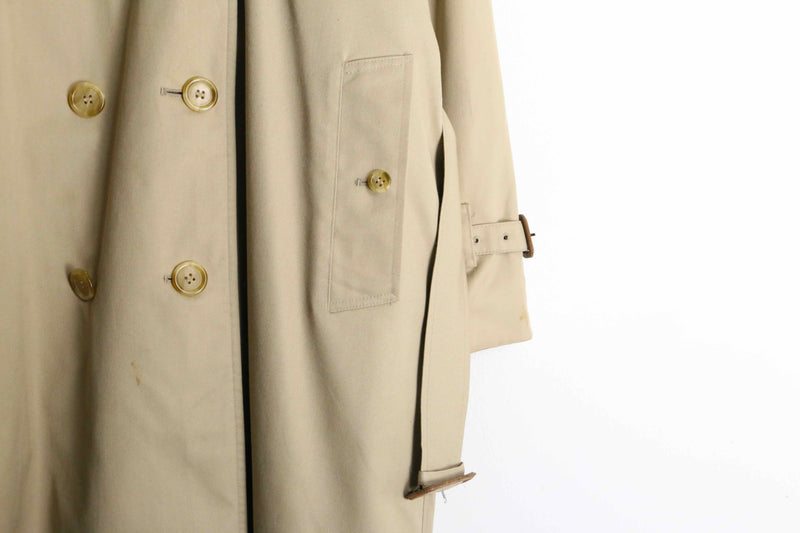 1990s Burberry's gabardine trench coat "fullset"