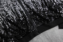 2000s sequins gradation design zip blouson