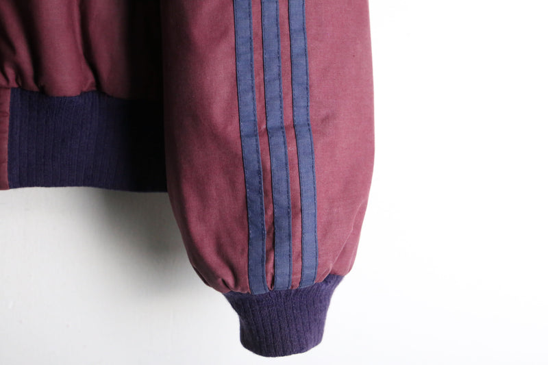 "adidas" vintage raglan sleeve zip blouson jacket