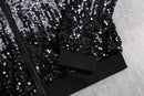2000s sequins gradation design zip blouson