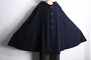 navy color hood poncho