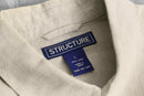 1990-00s STRUCTURE loose linen shirt