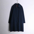 1970-80s Yves Saint Laurent Diffusion Hommes T/C twill balmacaan Coat