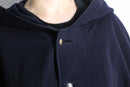 navy color hood poncho