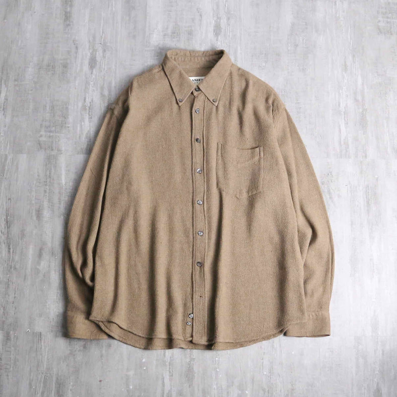 waffle textured cotton B.D. shirt