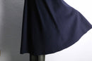 navy color hood poncho
