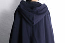 navy color hood poncho