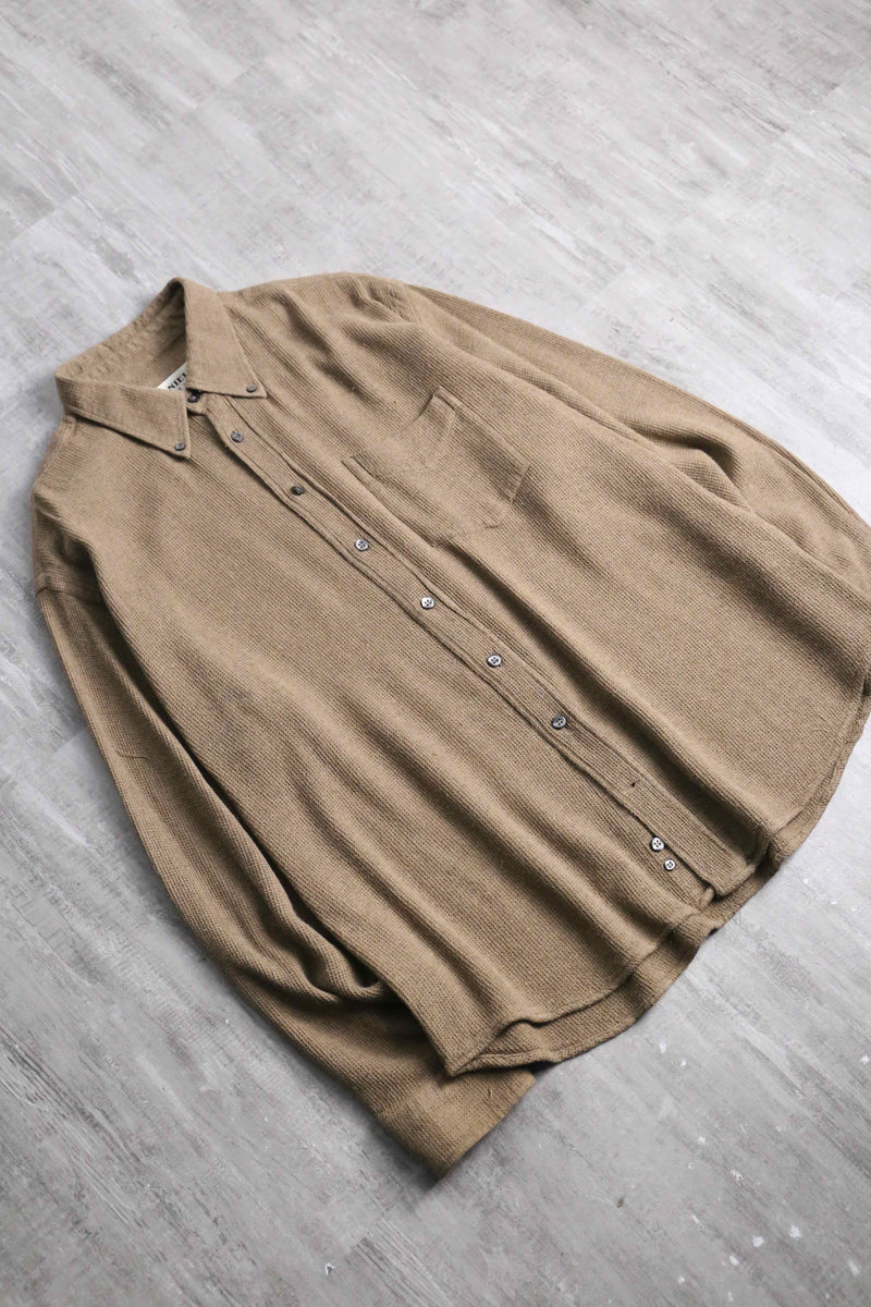 waffle textured cotton B.D. shirt