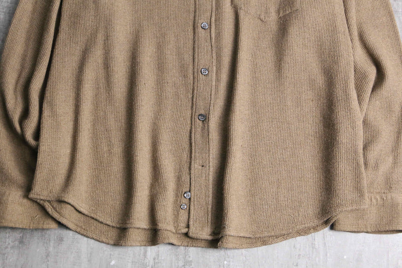 waffle textured cotton B.D. shirt