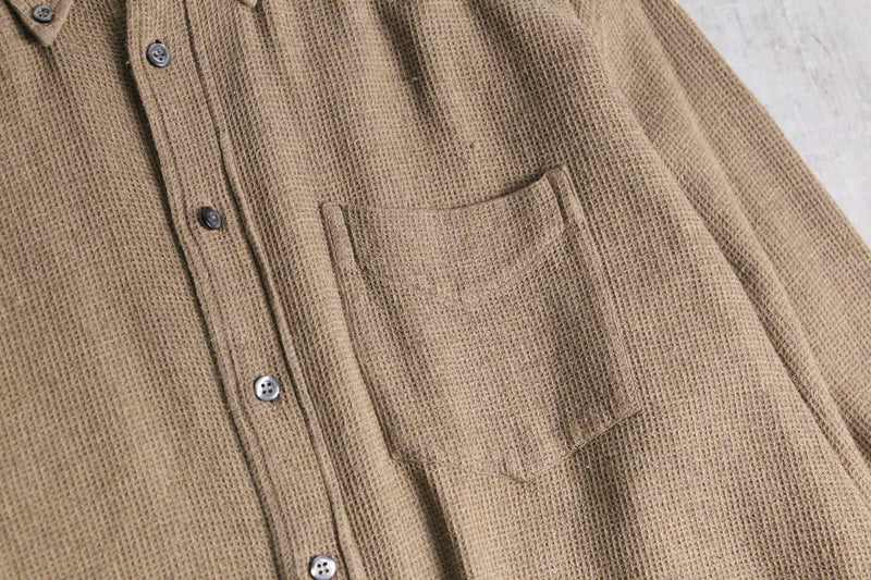 waffle textured cotton B.D. shirt