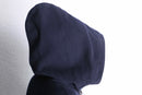 navy color hood poncho