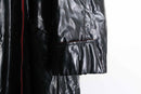 nel lining unusual PVC long coat