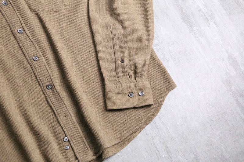waffle textured cotton B.D. shirt