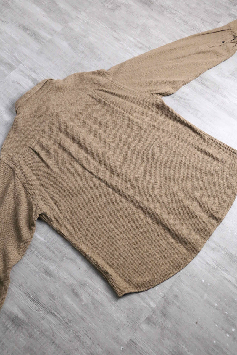 waffle textured cotton B.D. shirt