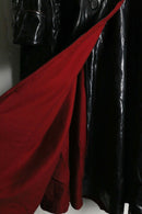 nel lining unusual PVC long coat