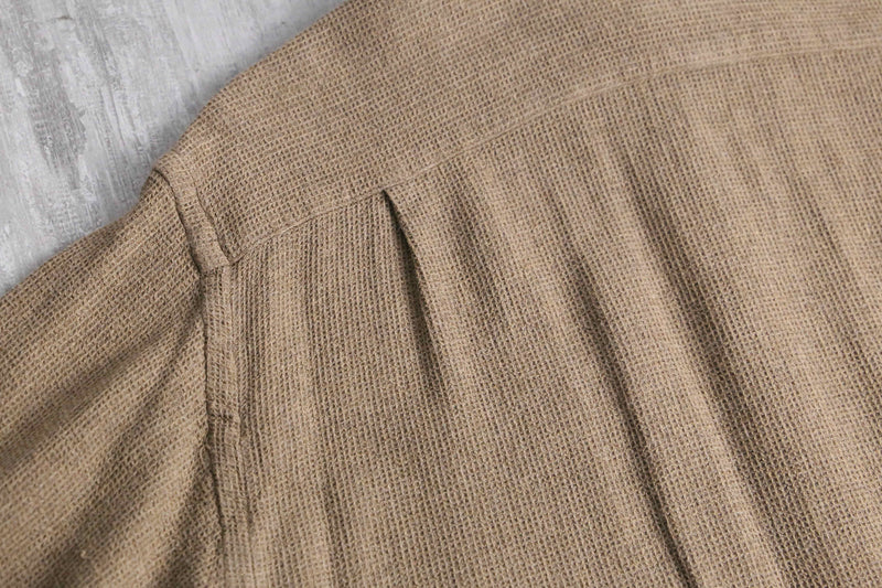 waffle textured cotton B.D. shirt