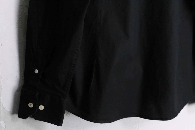 ”BURBERRY” black color embroidery design shirts