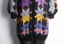 colorful star design knit long balloon shirts