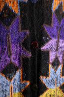 colorful star design knit long balloon shirts