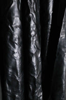 nel lining unusual PVC long coat