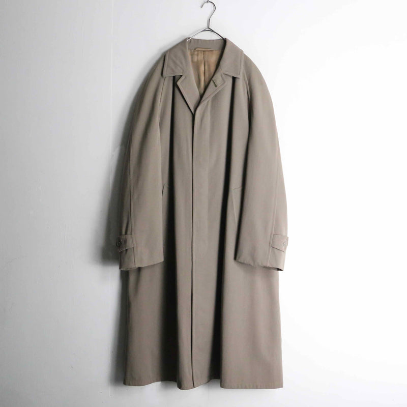 60's vintage wool gabardine balmacaan coat