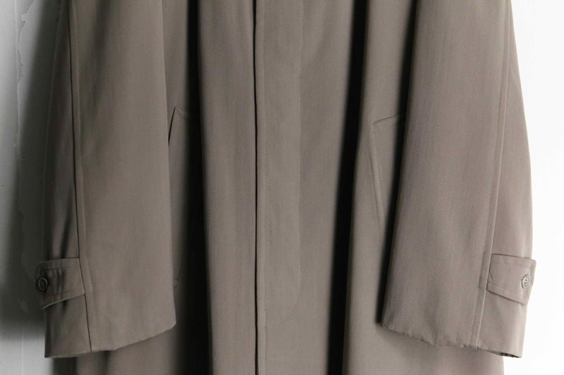 60's vintage wool gabardine balmacaan coat