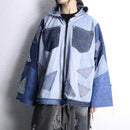 "Re:make" patchwork docking denim jacket