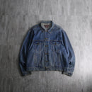 1990s over denim tracker jacket
