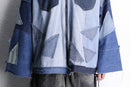 "Re:make" patchwork docking denim jacket