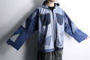 "Re:make" patchwork docking denim jacket