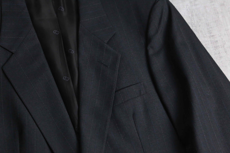 “Christian Dior” stripe design 2B tailored jacket