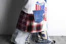 ''Re:make''patchwork design skirt