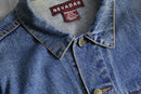1990s over denim tracker jacket