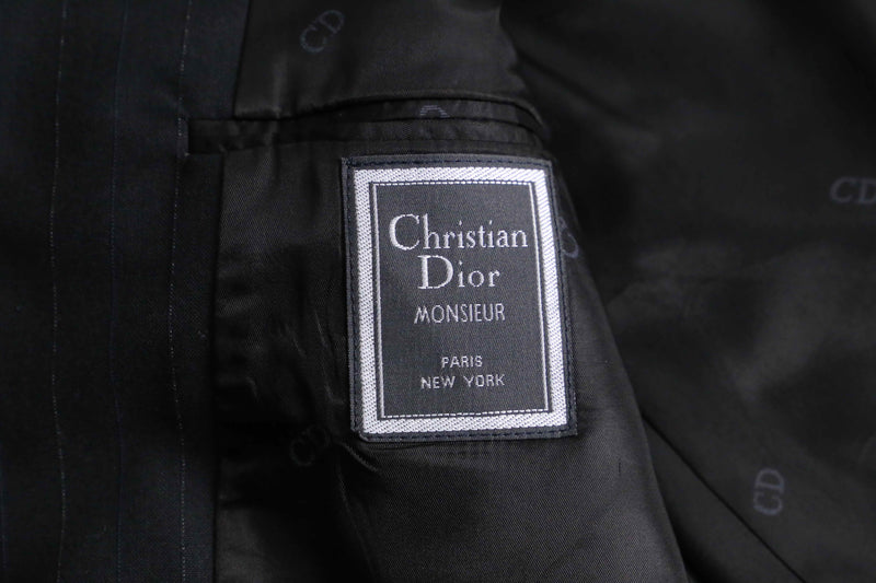 “Christian Dior” stripe design 2B tailored jacket