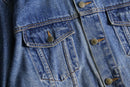 1990s over denim tracker jacket