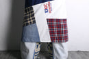 ''Re:make''patchwork design skirt