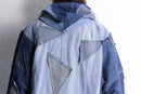 "Re:make" patchwork docking denim jacket