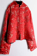 reversible velvet china shirt jacket