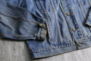1990s over denim tracker jacket